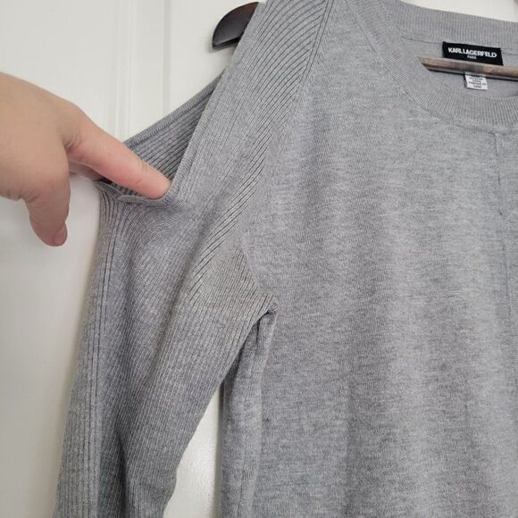 Karl Lagerfeld  Sweater off the shoulder size L/G - Picture 3 of 9